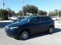 2018 Patriot Blue Pearl Jeep Cherokee Limited  photo #1