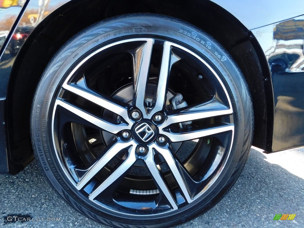 2016 Accord Sport Sedan - Crystal Black Pearl / Black photo #32