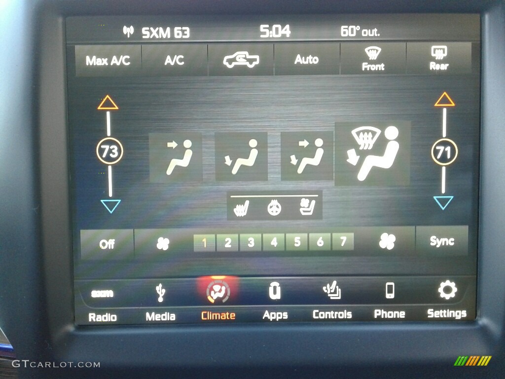 2018 Ram 2500 Laramie Crew Cab 4x4 Controls Photo #124090468
