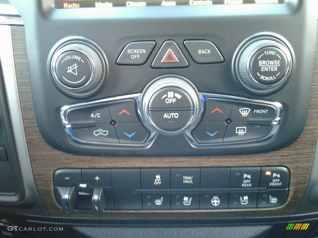 2018 Ram 2500 Laramie Crew Cab 4x4 Controls Photo #124090546
