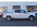 2018 White Platinum Ford F150 Lariat SuperCrew 4x4  photo #2