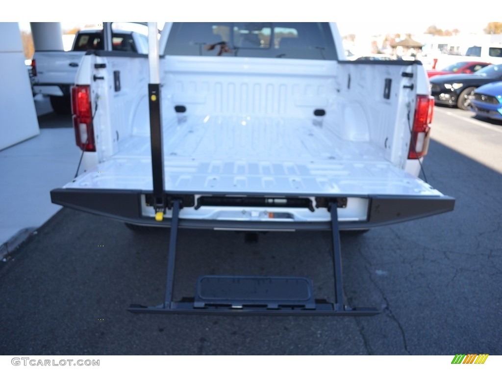 2018 F150 Lariat SuperCrew 4x4 - White Platinum / Light Camel photo #6
