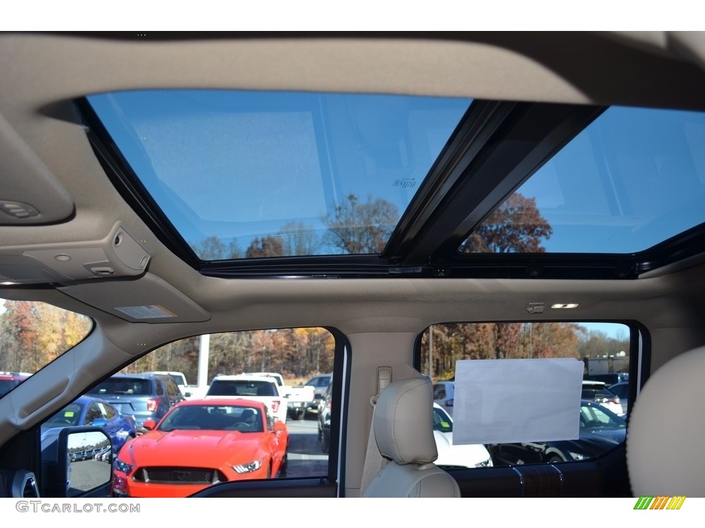 2018 F150 Lariat SuperCrew 4x4 - White Platinum / Light Camel photo #9