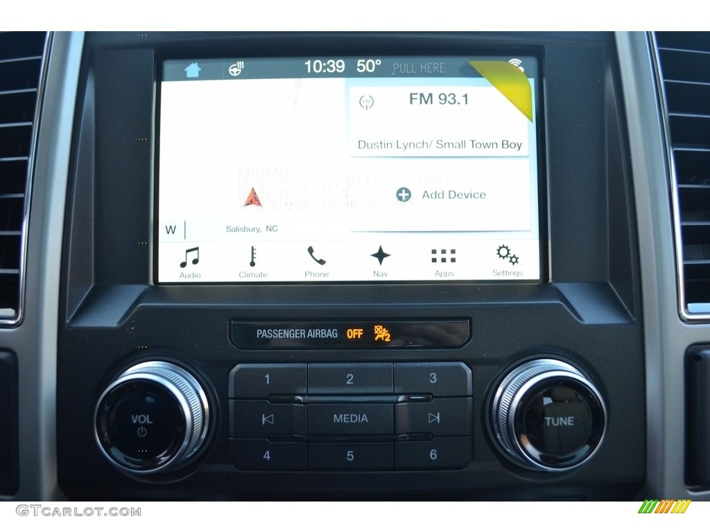 2018 F150 Lariat SuperCrew 4x4 - White Platinum / Light Camel photo #12