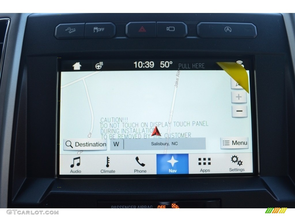 2018 F150 Lariat SuperCrew 4x4 - White Platinum / Light Camel photo #15