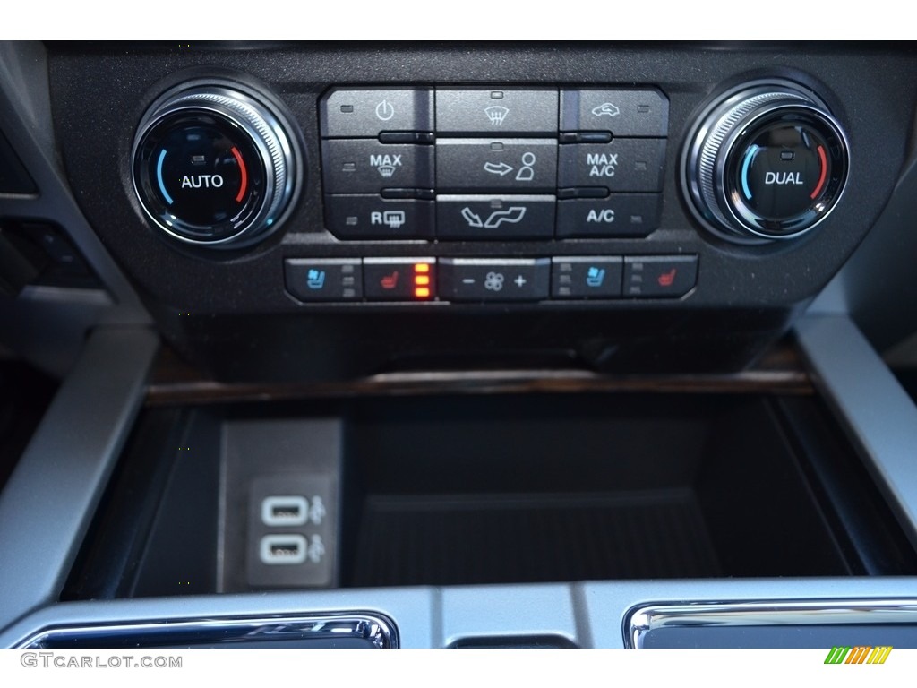 2018 F150 Lariat SuperCrew 4x4 - White Platinum / Light Camel photo #18