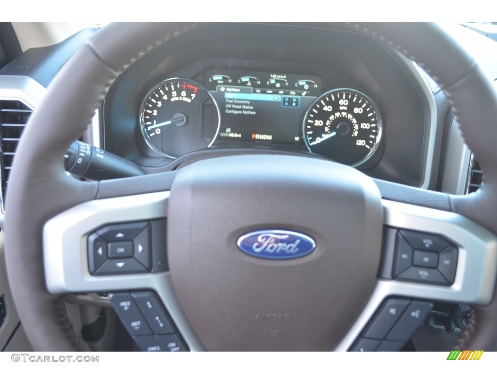 2018 F150 Lariat SuperCrew 4x4 - White Platinum / Light Camel photo #21