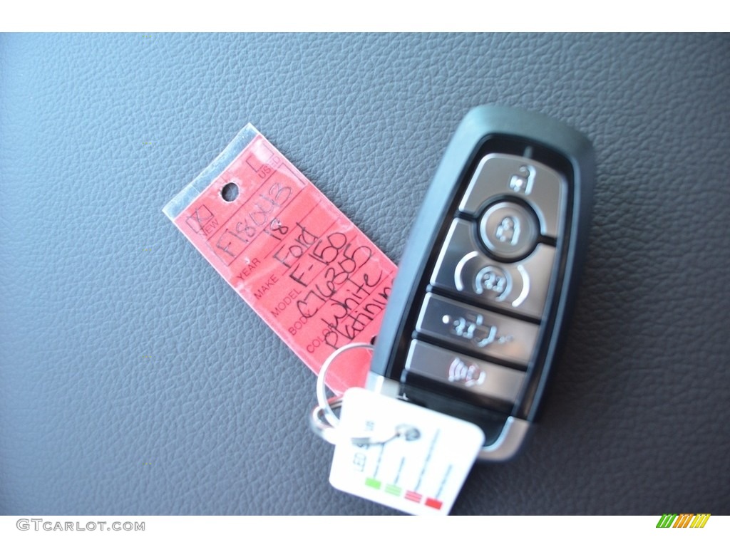 2018 F150 Lariat SuperCrew 4x4 - White Platinum / Light Camel photo #26