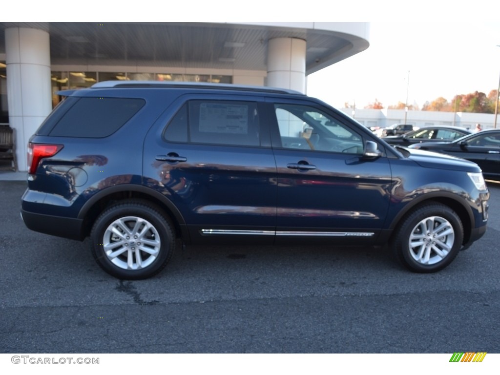 2017 Explorer XLT - Blue Jeans / Sport Appearance Dark Earth Gray photo #2