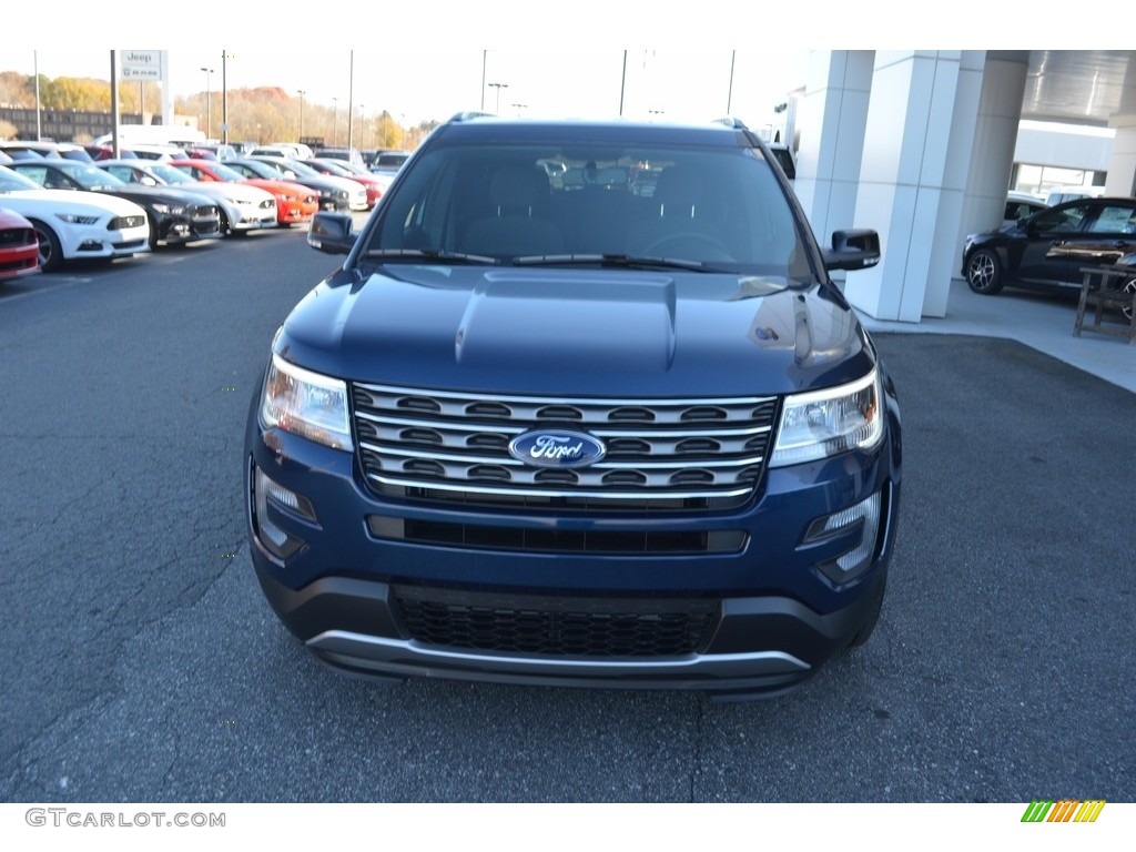 2017 Explorer XLT - Blue Jeans / Sport Appearance Dark Earth Gray photo #4