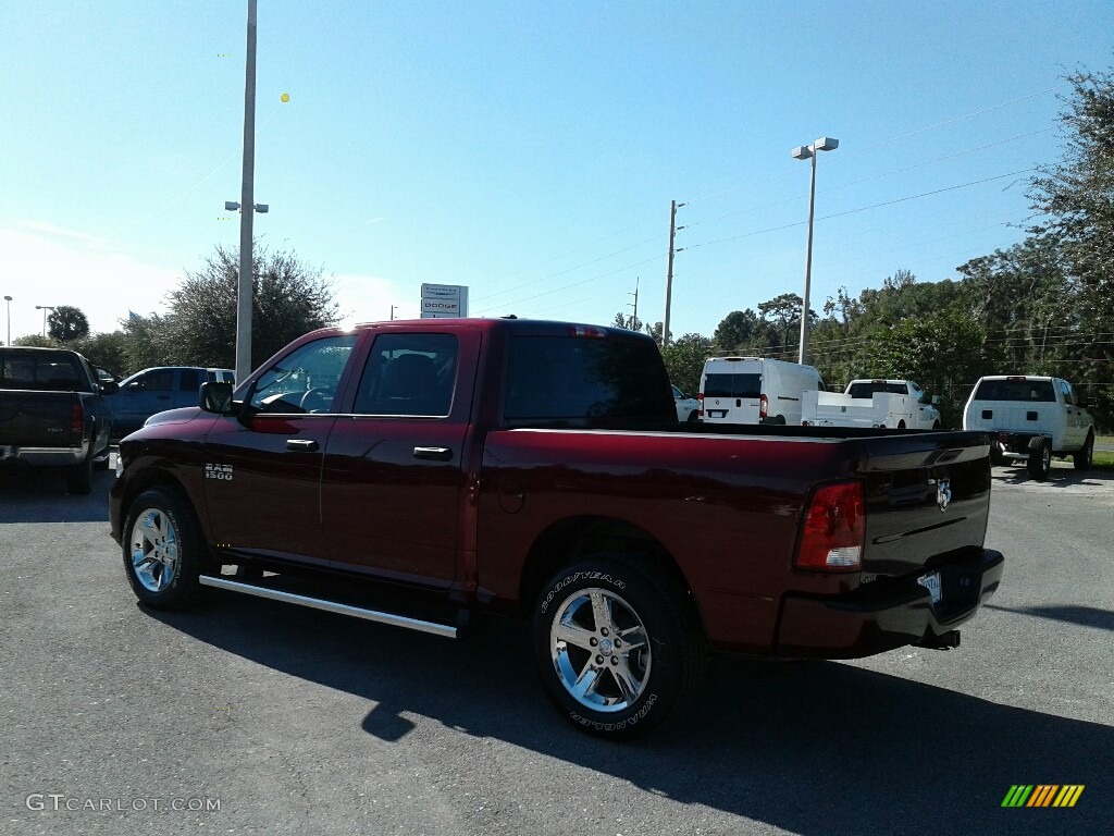 2018 1500 Express Crew Cab - Delmonico Red Pearl / Black/Diesel Gray photo #3