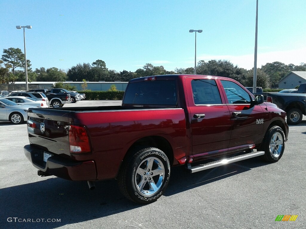 2018 1500 Express Crew Cab - Delmonico Red Pearl / Black/Diesel Gray photo #5