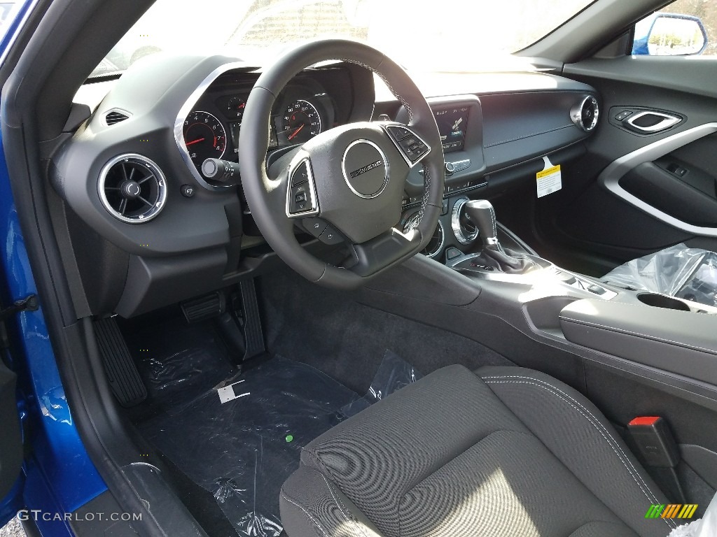 Jet Black Interior 2018 Chevrolet Camaro LT Coupe Photo #124091971