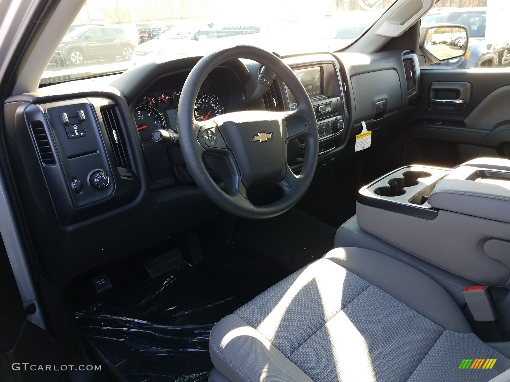 2018 Silverado 1500 LS Regular Cab - Silver Ice Metallic / Dark Ash/Jet Black photo #6