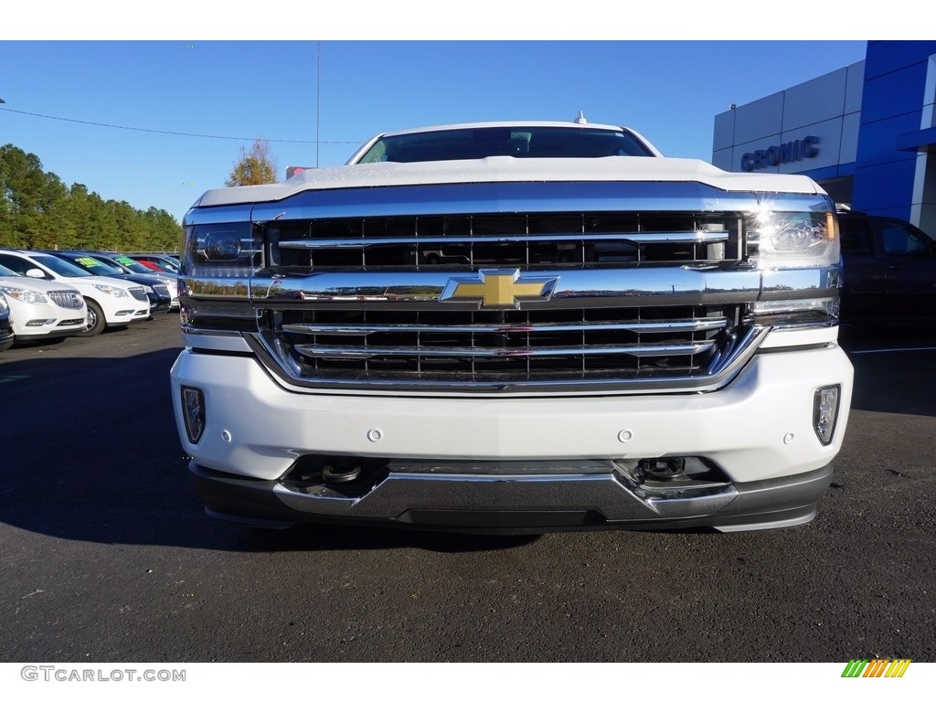 2018 Silverado 1500 High Country Crew Cab 4x4 - Iridescent Pearl Tricoat / High Country Saddle photo #2