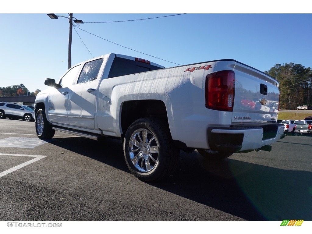 2018 Silverado 1500 High Country Crew Cab 4x4 - Iridescent Pearl Tricoat / High Country Saddle photo #4