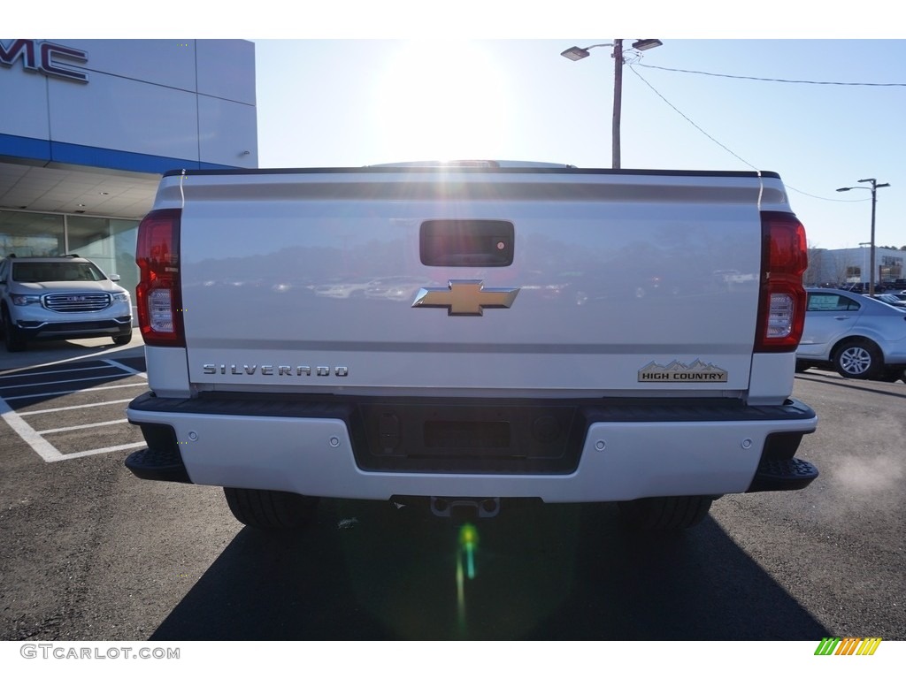 2018 Silverado 1500 High Country Crew Cab 4x4 - Iridescent Pearl Tricoat / High Country Saddle photo #5
