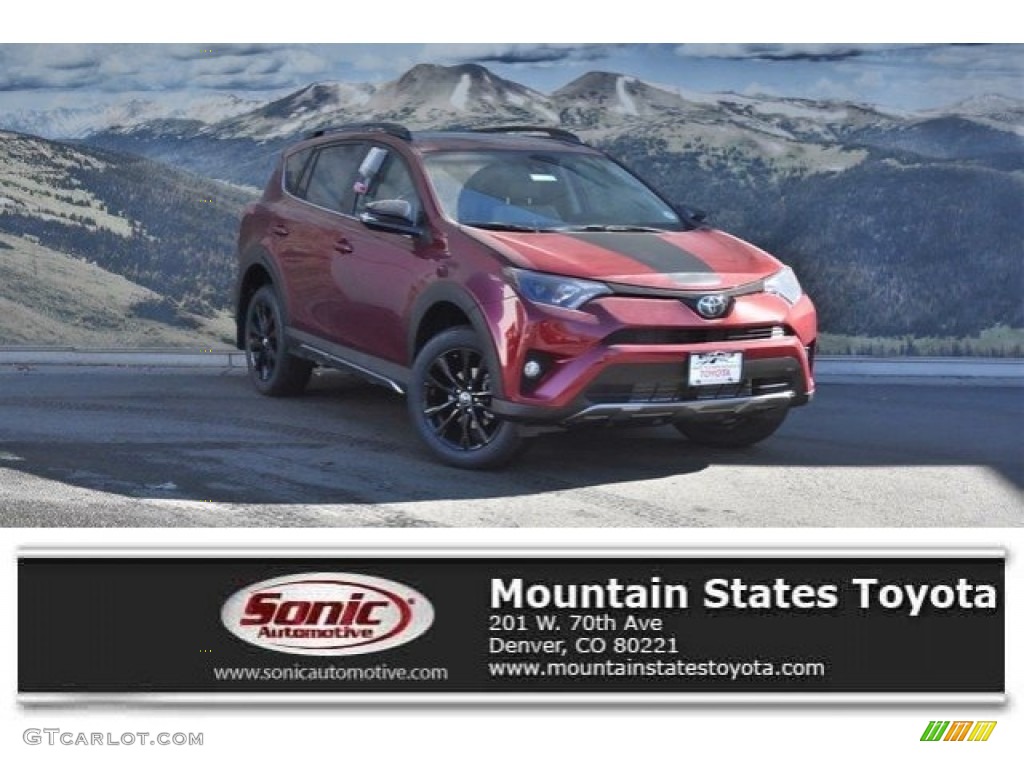 2018 RAV4 Adventure AWD - Ruby Flare Pearl / Ash photo #1