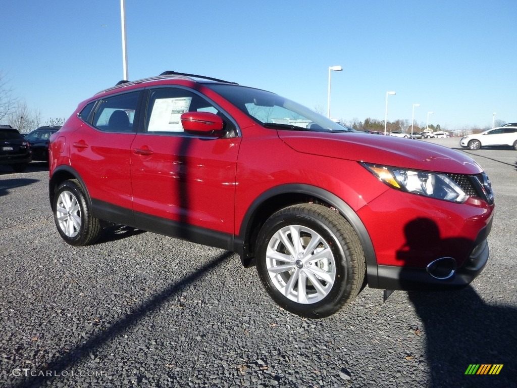 Palatial Ruby 2017 Nissan Rogue Sport SV AWD Exterior Photo #124095853