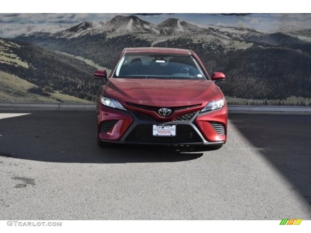 2018 Camry SE - Ruby Flare Pearl / Black photo #2