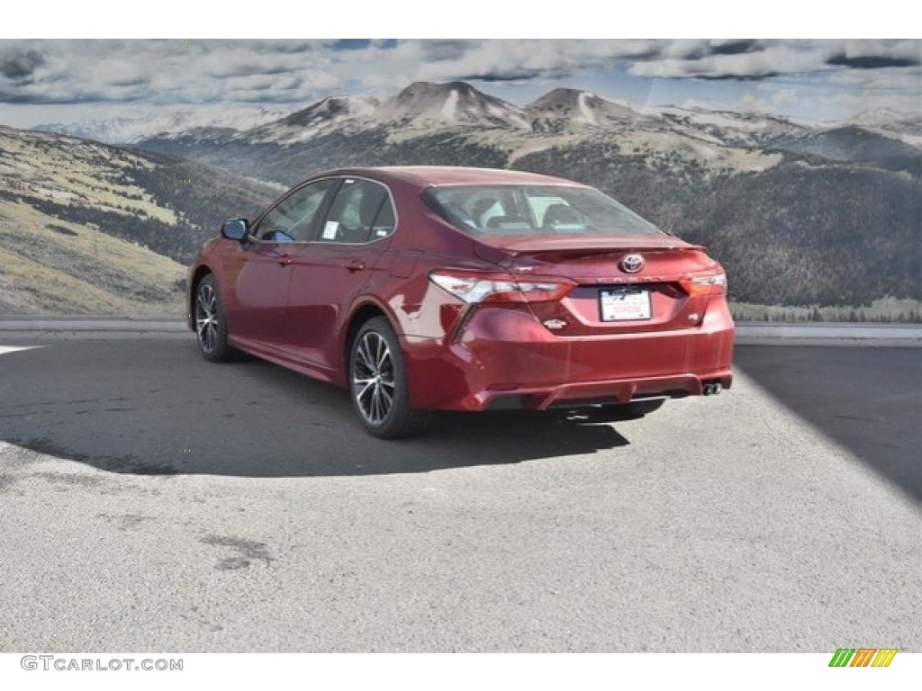 2018 Camry SE - Ruby Flare Pearl / Black photo #3