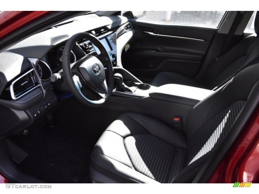 2018 Camry SE - Ruby Flare Pearl / Black photo #5