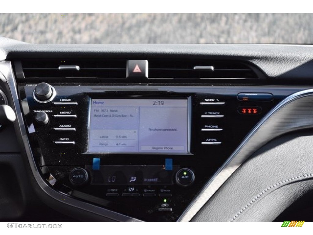 2018 Camry SE - Ruby Flare Pearl / Black photo #6