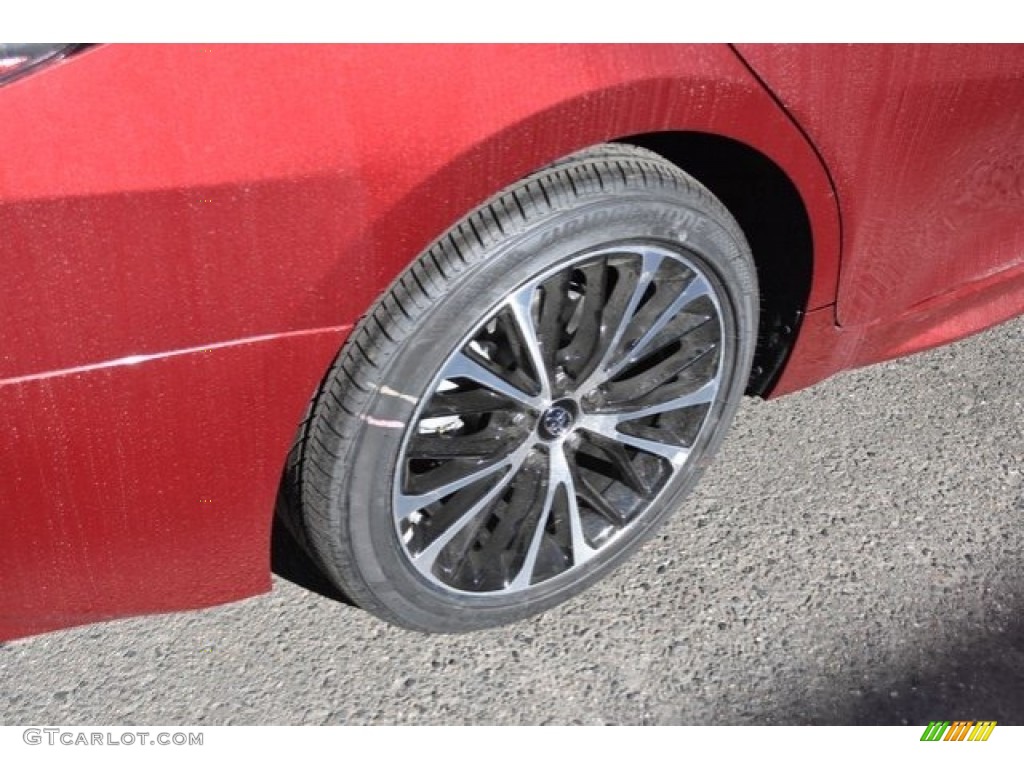 2018 Camry SE - Ruby Flare Pearl / Black photo #9