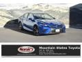 2018 Blue Streak Metallic Toyota Camry SE  photo #1