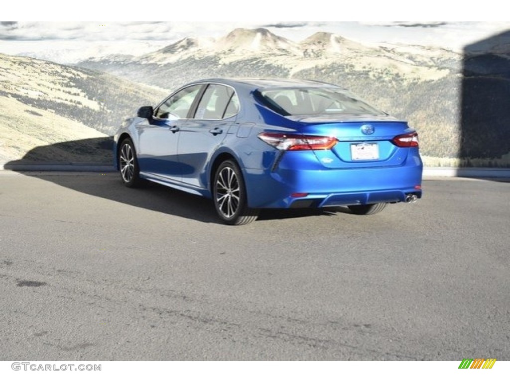 2018 Camry SE - Blue Streak Metallic / Black photo #3