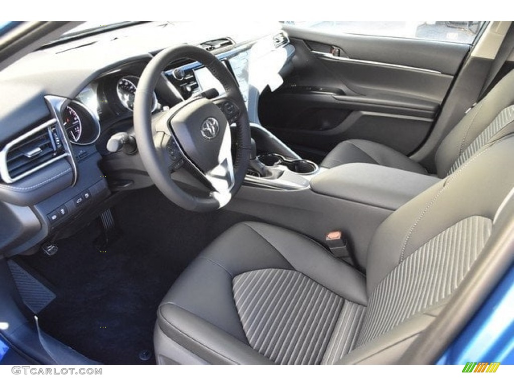 2018 Camry SE - Blue Streak Metallic / Black photo #5