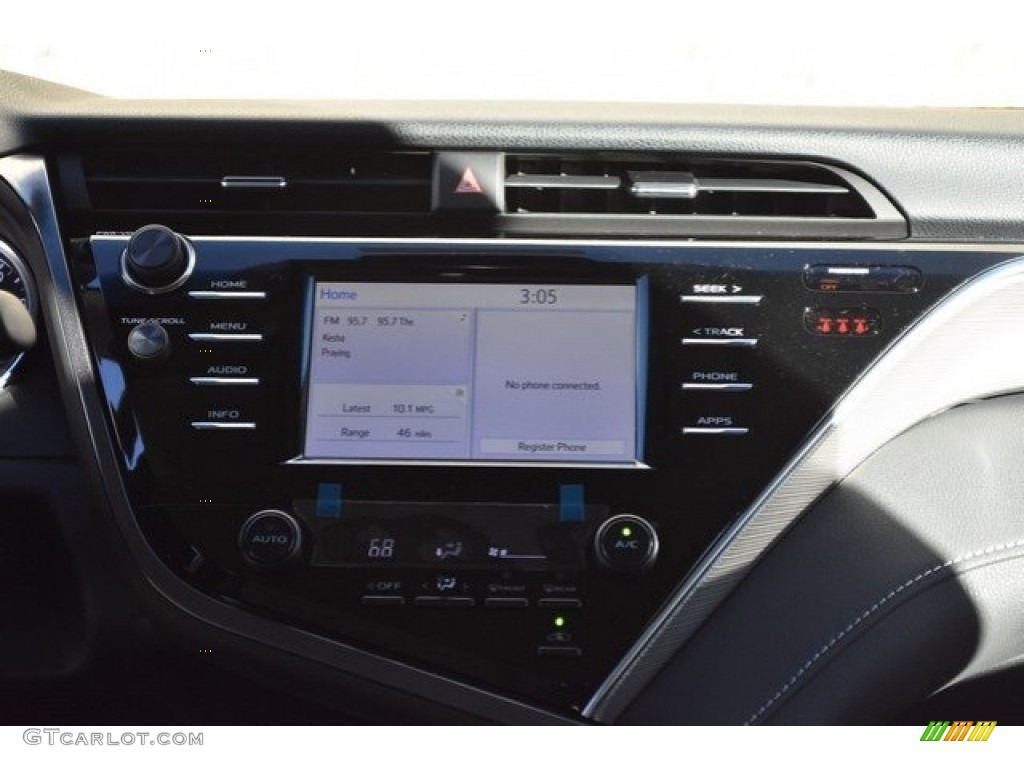 2018 Camry SE - Blue Streak Metallic / Black photo #6