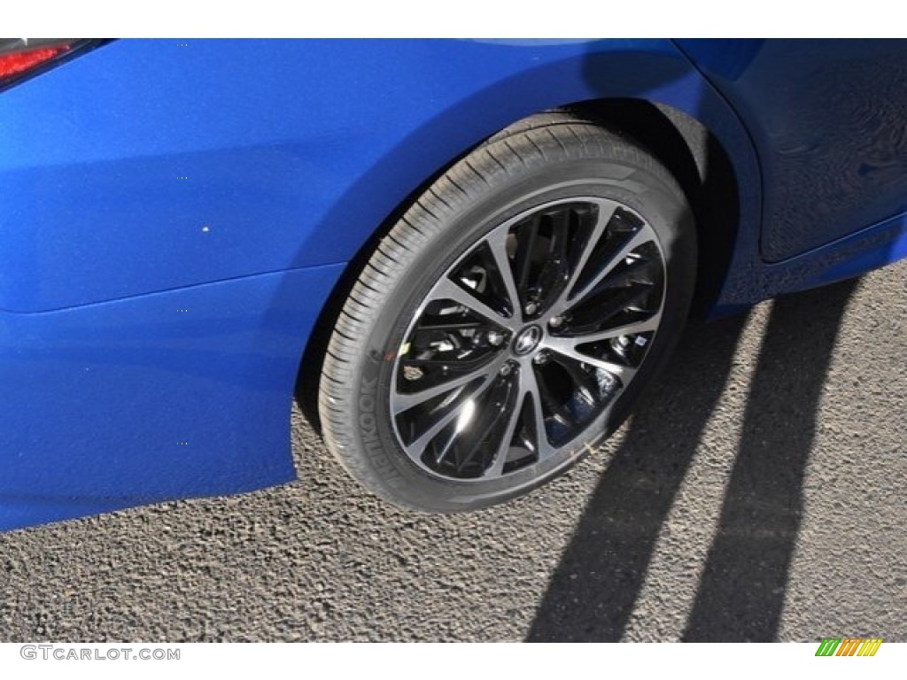 2018 Camry SE - Blue Streak Metallic / Black photo #9