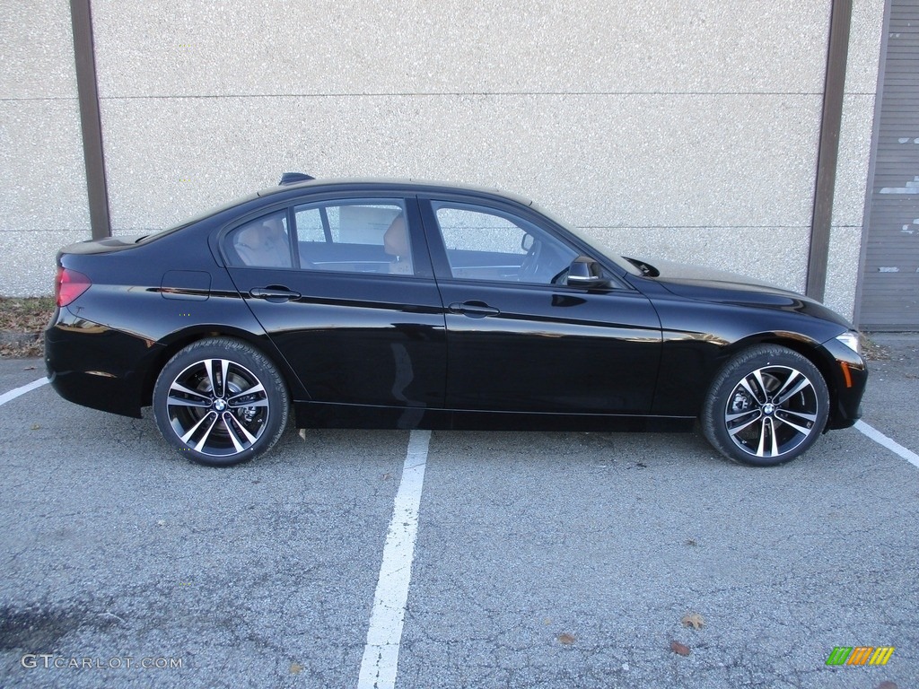 2018 3 Series 330i xDrive Sedan - Jet Black / Cognac photo #2
