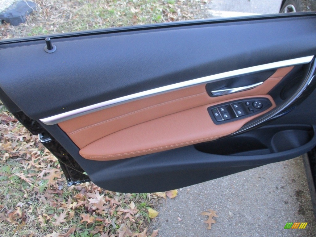 2018 3 Series 330i xDrive Sedan - Jet Black / Cognac photo #10