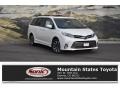 2018 Blizzard White Pearl Toyota Sienna Limited AWD  photo #1