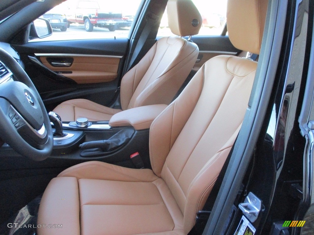 2018 3 Series 330i xDrive Sedan - Jet Black / Cognac photo #12