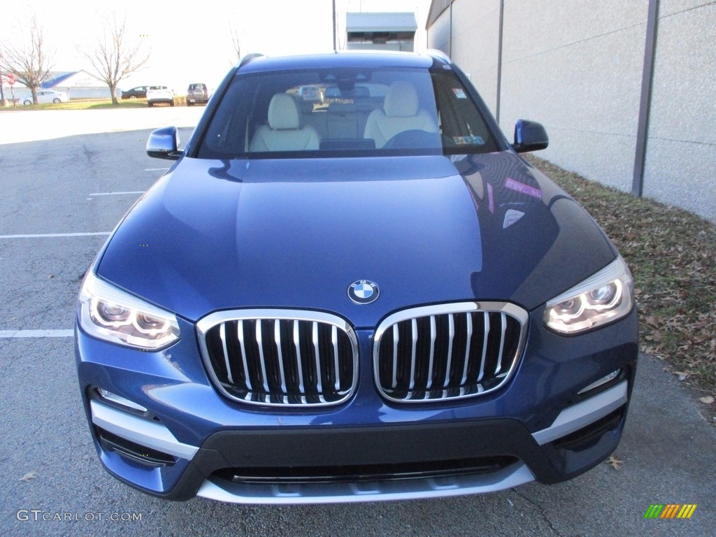 2018 X3 xDrive30i - Phytonic Blue Metallic / Canberra Beige/Black photo #7