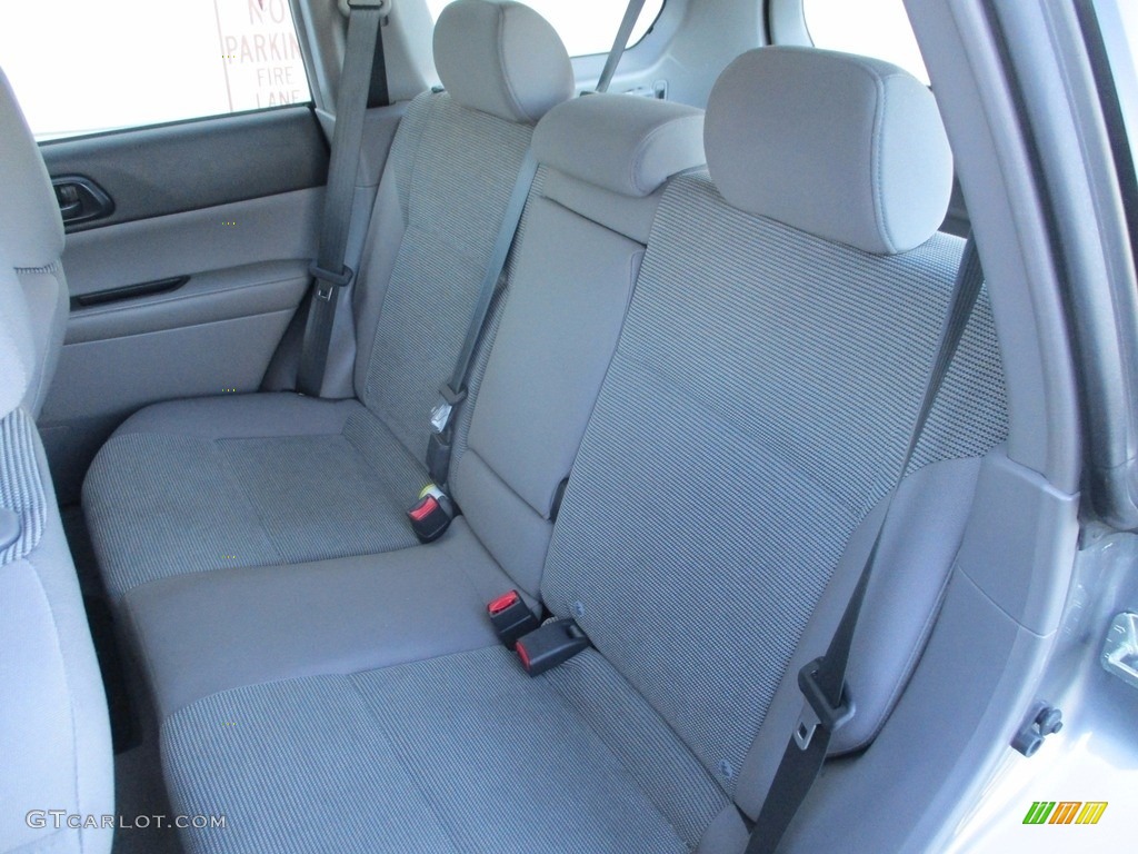 2008 Forester 2.5 X - Steel Silver Metallic / Graphite Gray photo #13