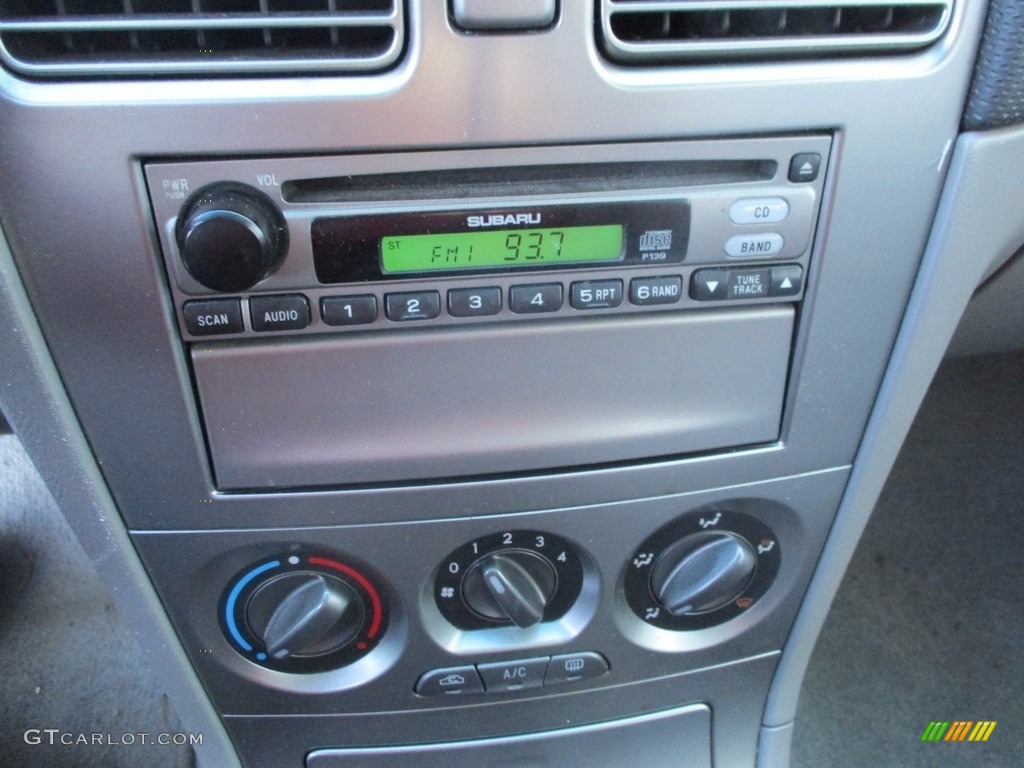 2008 Forester 2.5 X - Steel Silver Metallic / Graphite Gray photo #16