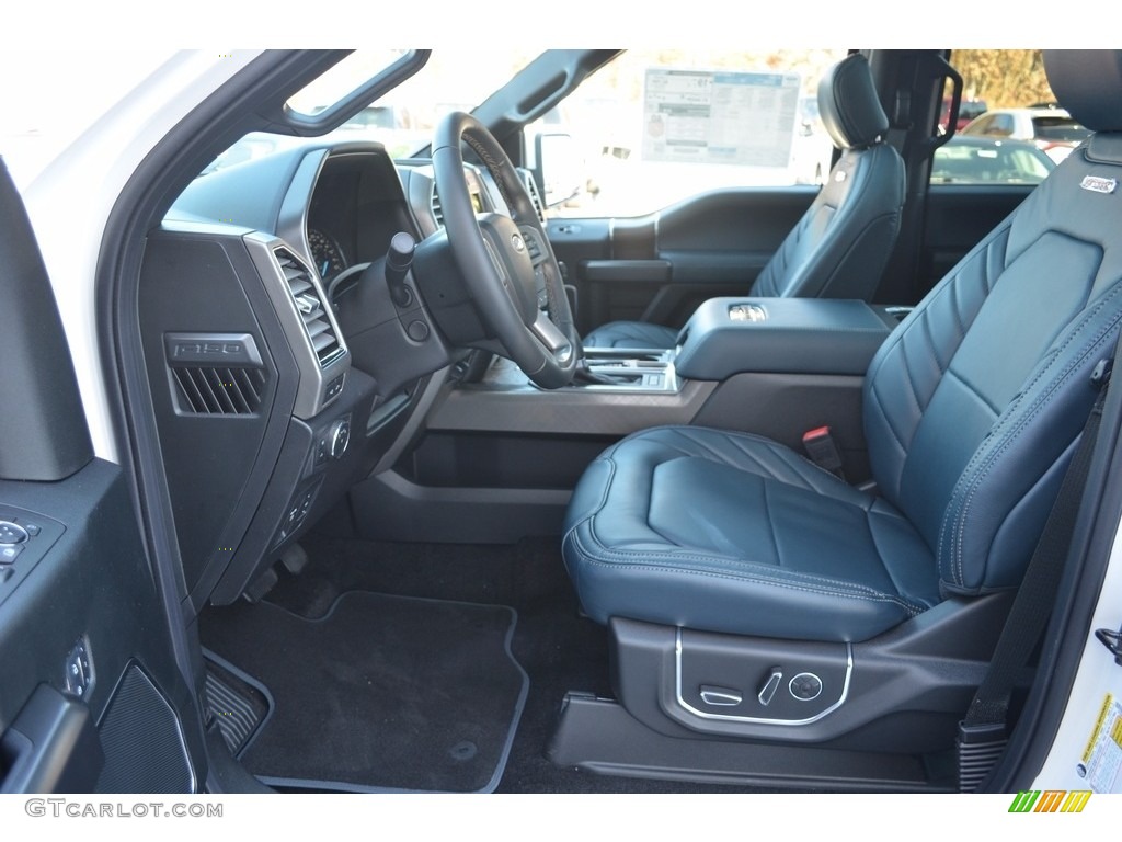 Limited Navy Pier Interior 2018 Ford F150 Limited SuperCrew 4x4 Photo #124102069