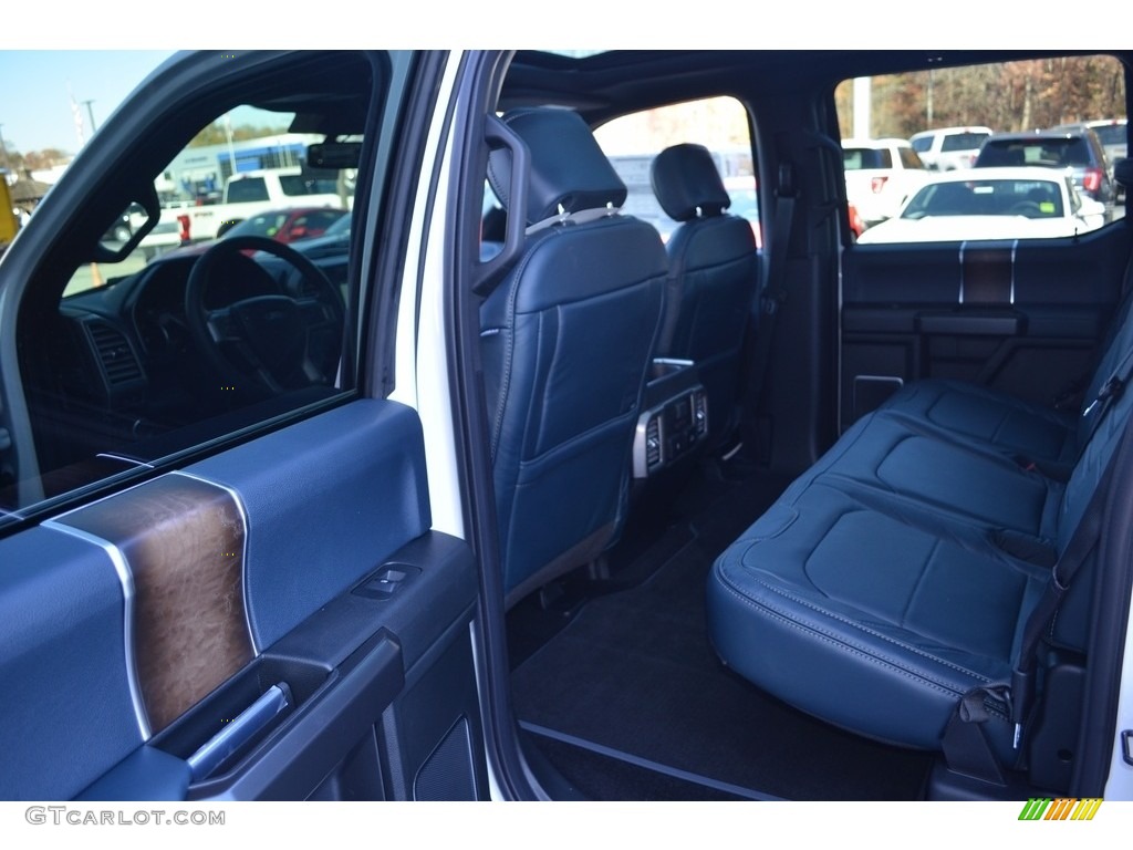 2018 Ford F150 Limited SuperCrew 4x4 Rear Seat Photo #124102153