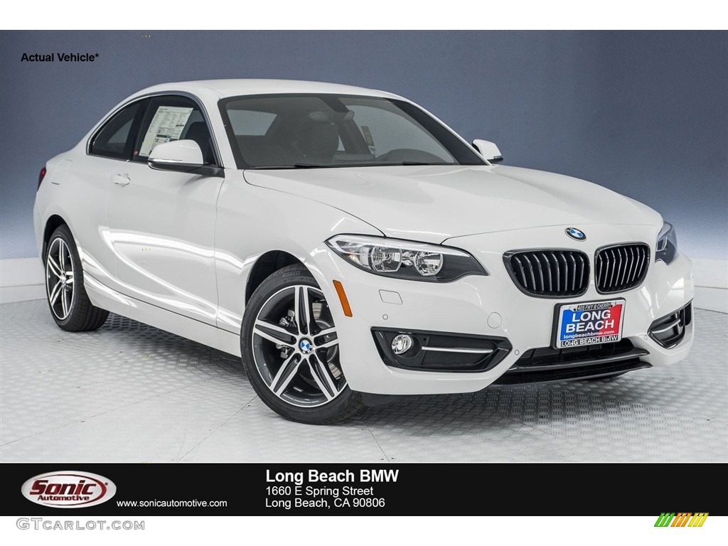 2018 2 Series 230i Coupe - Alpine White / Black photo #1