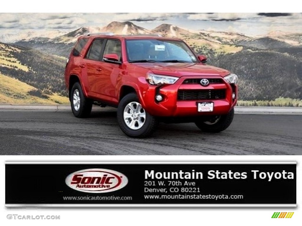 Barcelona Red Metallic Toyota 4Runner