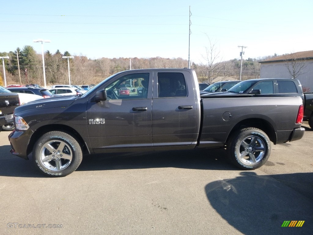 2018 1500 Express Quad Cab 4x4 - Granite Crystal Metallic / Black/Diesel Gray photo #2