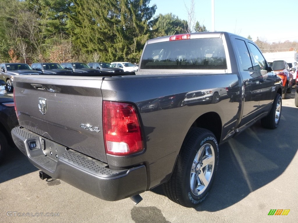 2018 1500 Express Quad Cab 4x4 - Granite Crystal Metallic / Black/Diesel Gray photo #5