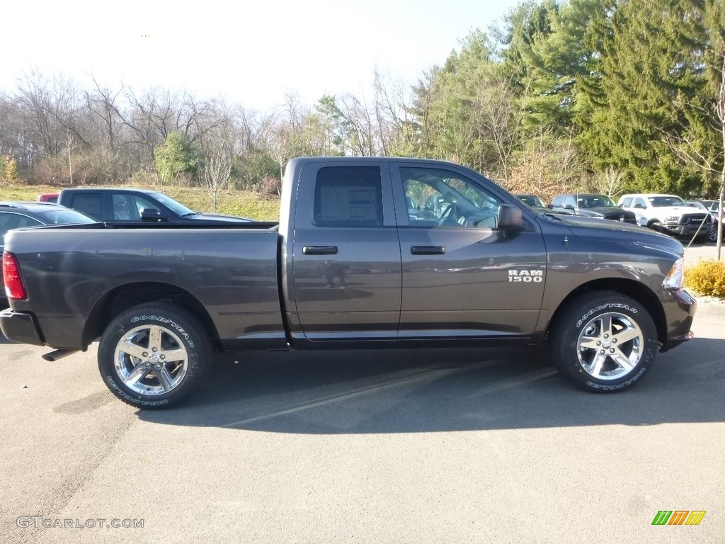 2018 1500 Express Quad Cab 4x4 - Granite Crystal Metallic / Black/Diesel Gray photo #6