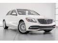 designo Diamond White Metallic 2018 Mercedes-Benz S 560 Sedan Exterior