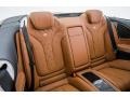 2017 Mercedes-Benz S designo Saddle Brown/Black Interior Rear Seat Photo