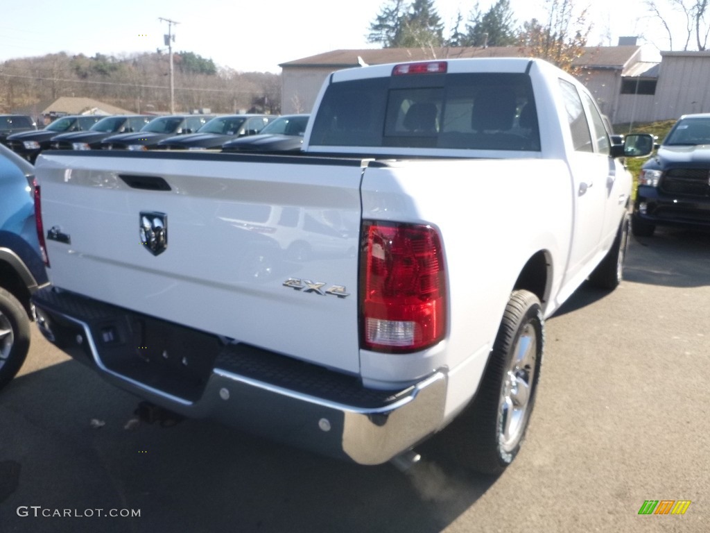 2018 1500 Big Horn Crew Cab 4x4 - Bright White / Black/Diesel Gray photo #5